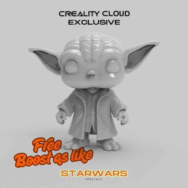 Yoda StarWars fanart- creality cloud exclusive