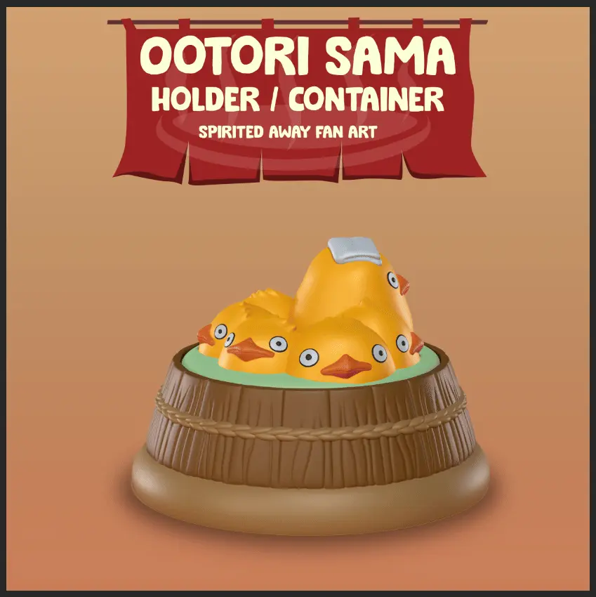 Ootori sama Spirited away I Storage I Container I Decoration