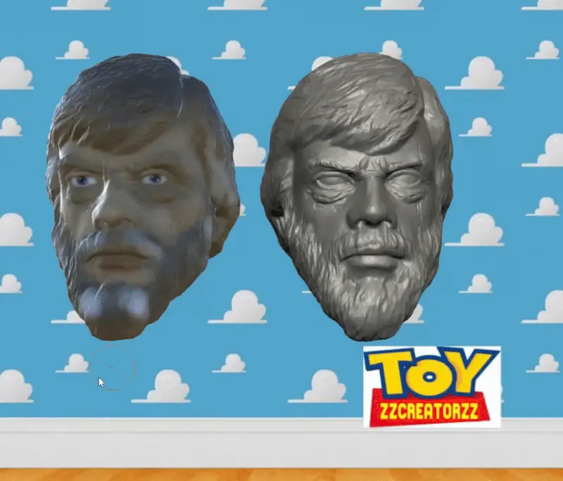 cabeza luke star wars