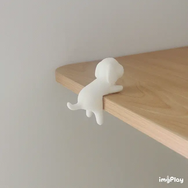 Dog-Shaped Desk Hook – Cable Organizer