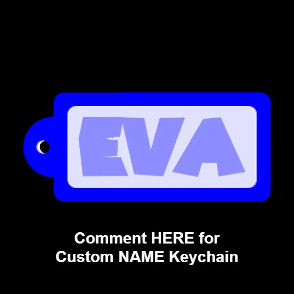 Eva- keychain