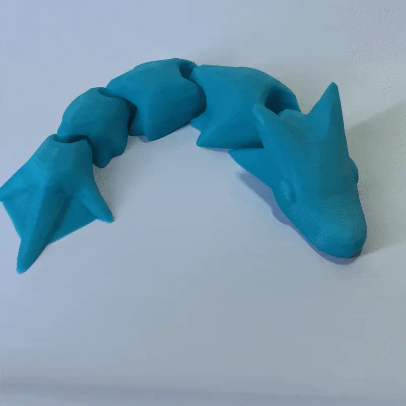 Water Dragon! Articulated Print in Place!
