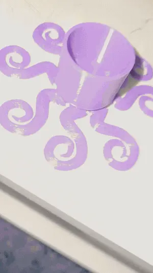 Octopus cup holder
