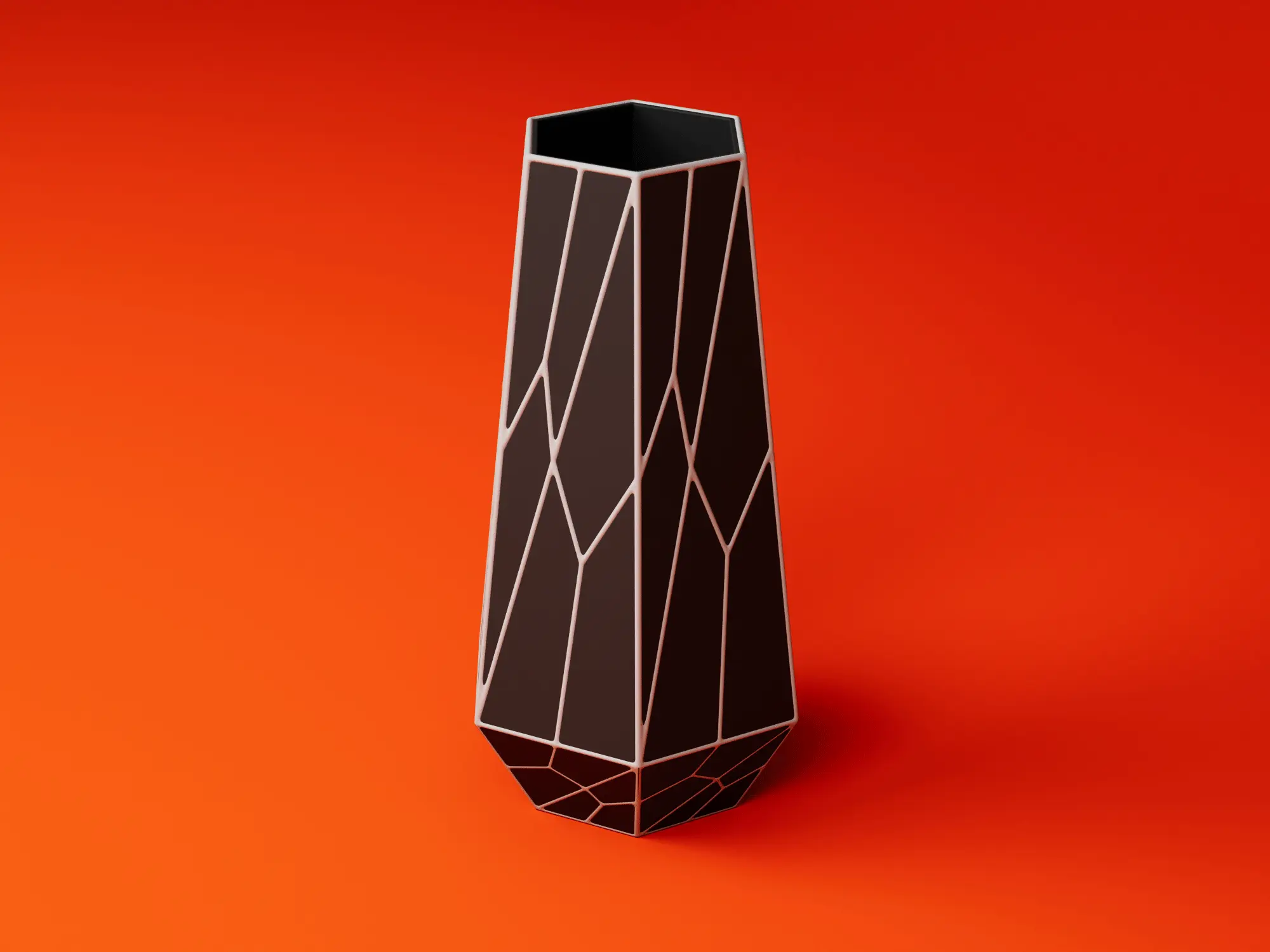 The Exo-Vase | Modern Geometric Flower Pot