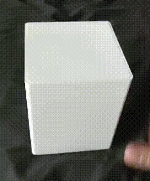 Trash can is determined for plastic waste from 3D print.