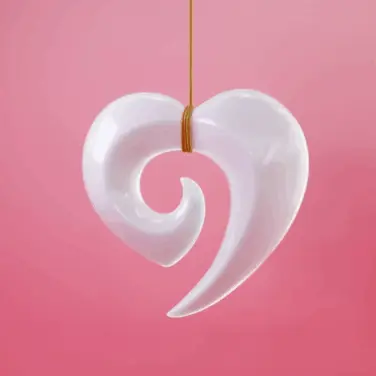 Heart-shaped pendant