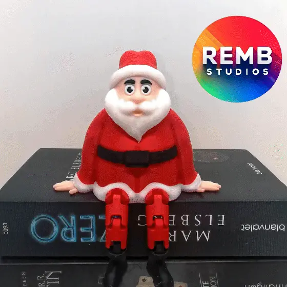 Flexi Santa | Print in Place | NO Support | Christmas Design
