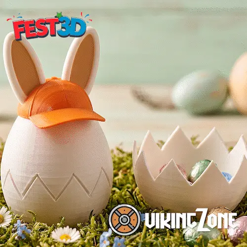 🐰 Functional Bunny Easter Egg - Candy Container & Surprise