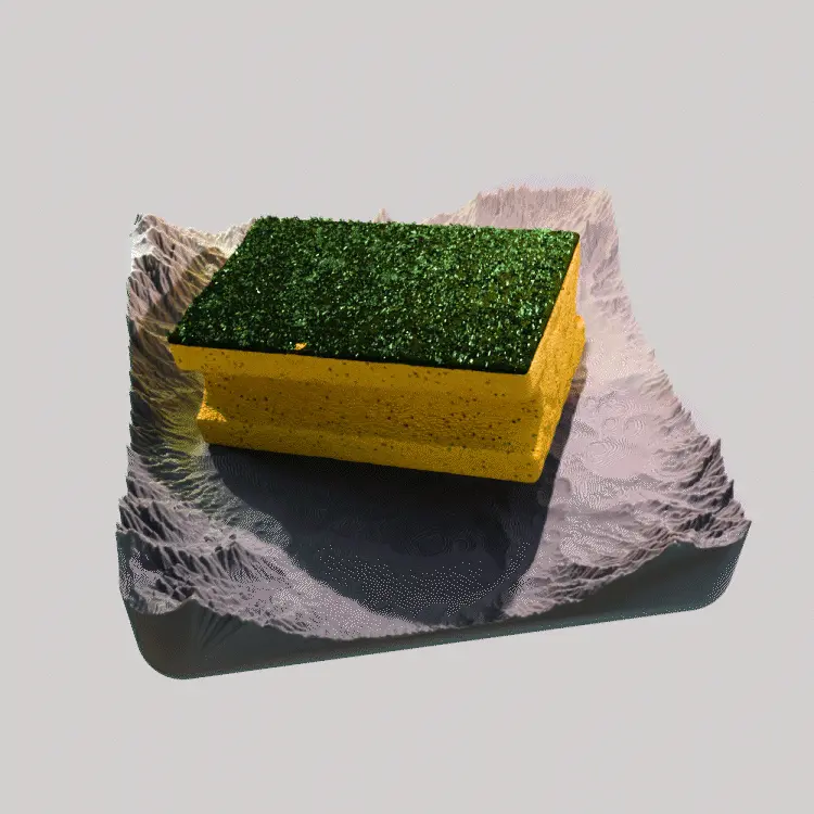 Crater Lakes for soap and sponge (more SPACE for your home)