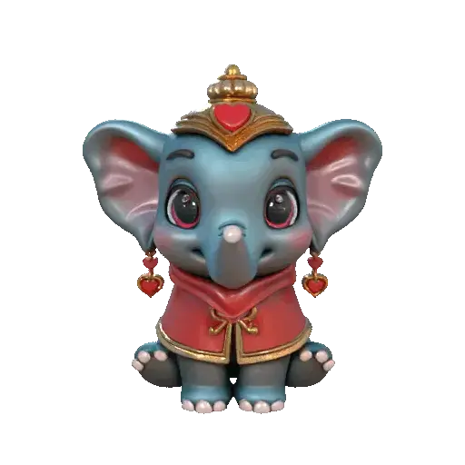 Lucky Ela: cute baby elephant