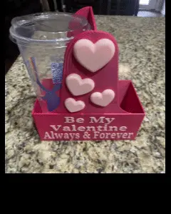 Valentines Cup Holder