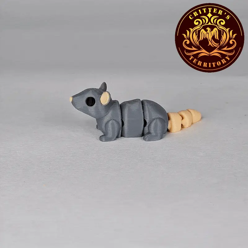 Flexi Mini Mouse | No support | Print in Place | Articulated