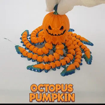 Pumpkin Octopus hallowen