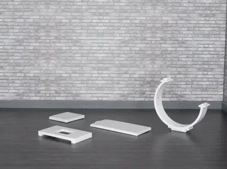 Miniature furniture - 1:12 Scale Two-Tier Side Table