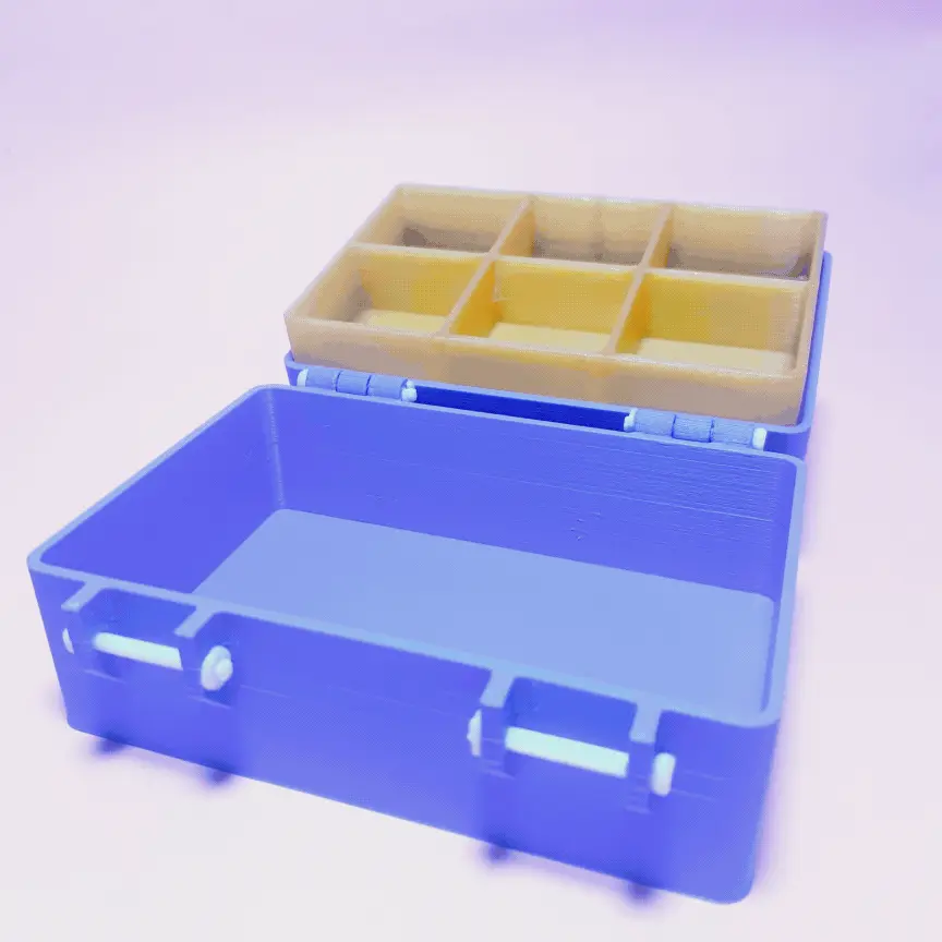 Organizer box with pot holder