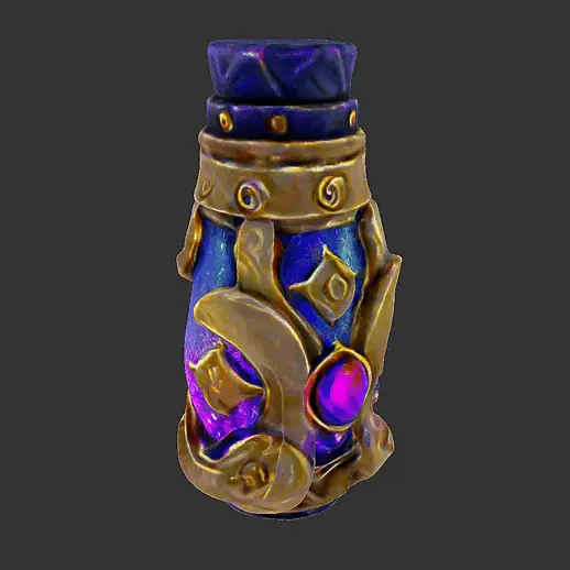 Poción mágica-figura-juguete-decoración-3dprint-free-2024-st