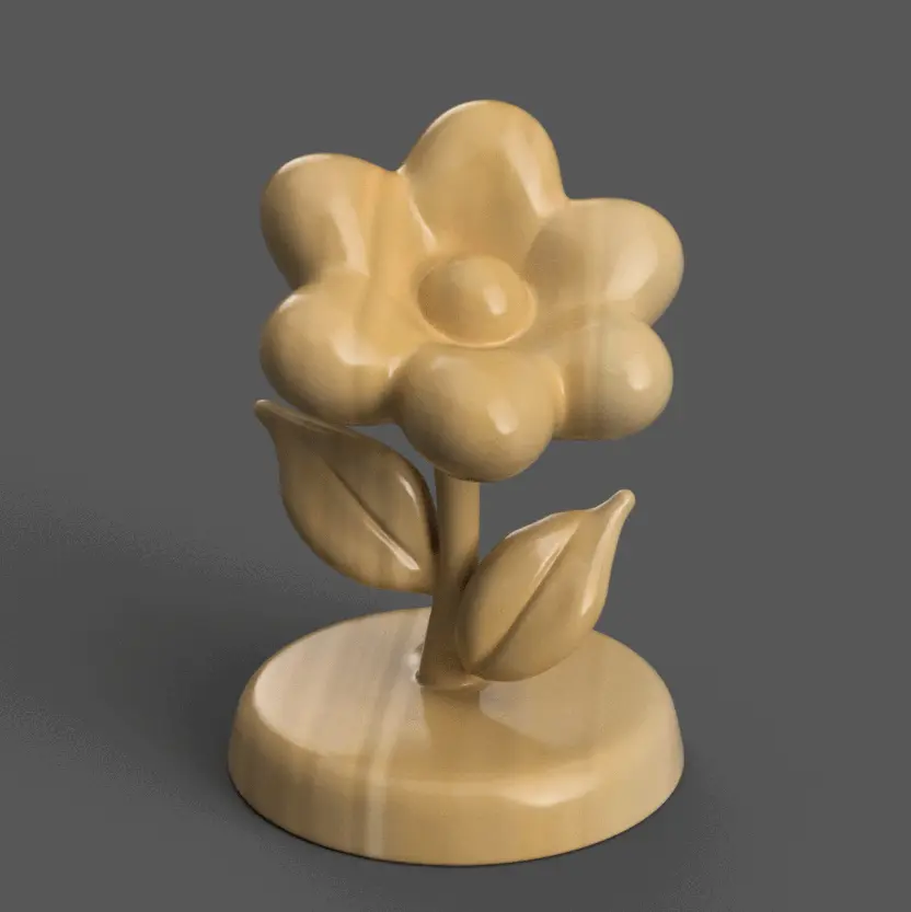 Cute 3D Flower STL – Beautiful Home Desk Decoration