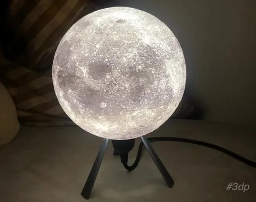 3D Printing Moon Light - JetPrint