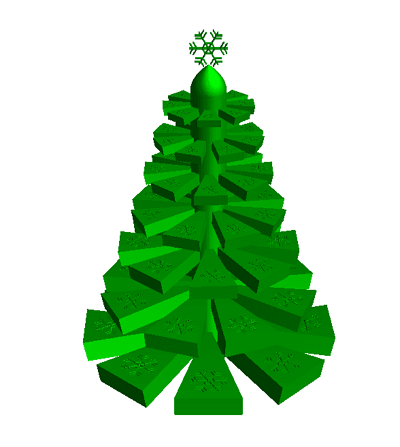 Creeper Christmas Tree