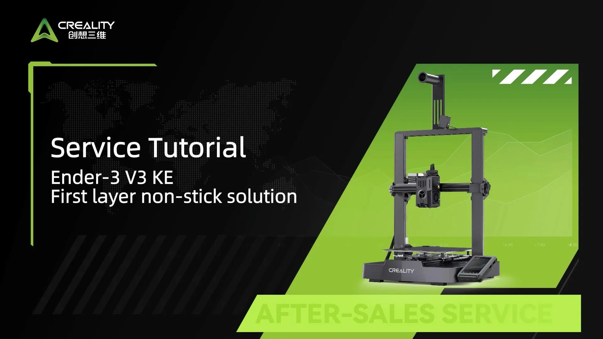 Service Tutorial Ender-3 V3 KE First layer non-stick solution ...
