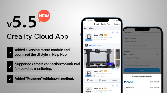 Creality Cloud New Release V5.5