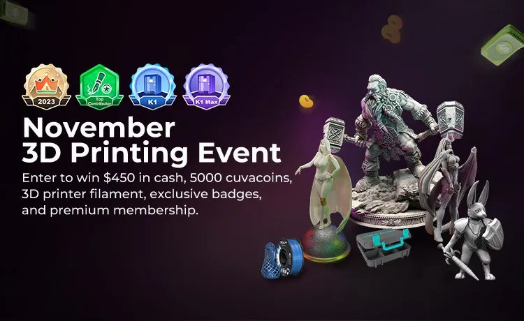 November 3D Printing Event