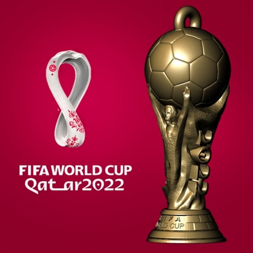 Qatar 2022 World Cup Keychain