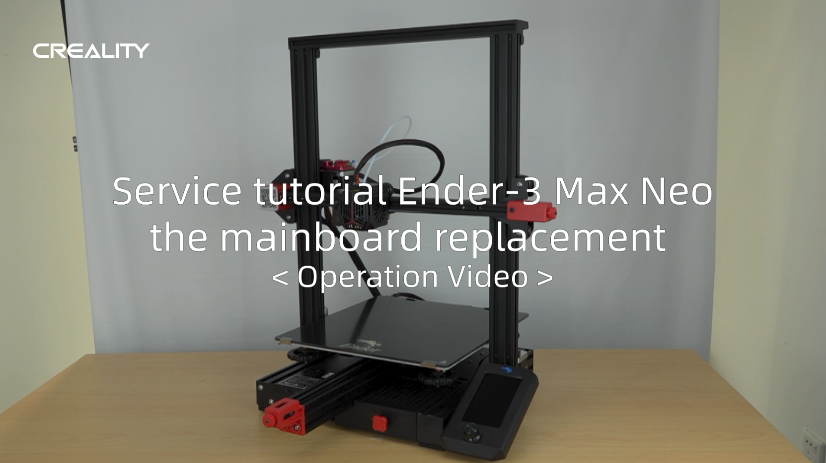 Service tutorial Ender-3 Max Neo the mainboard replacement | Creality Cloud