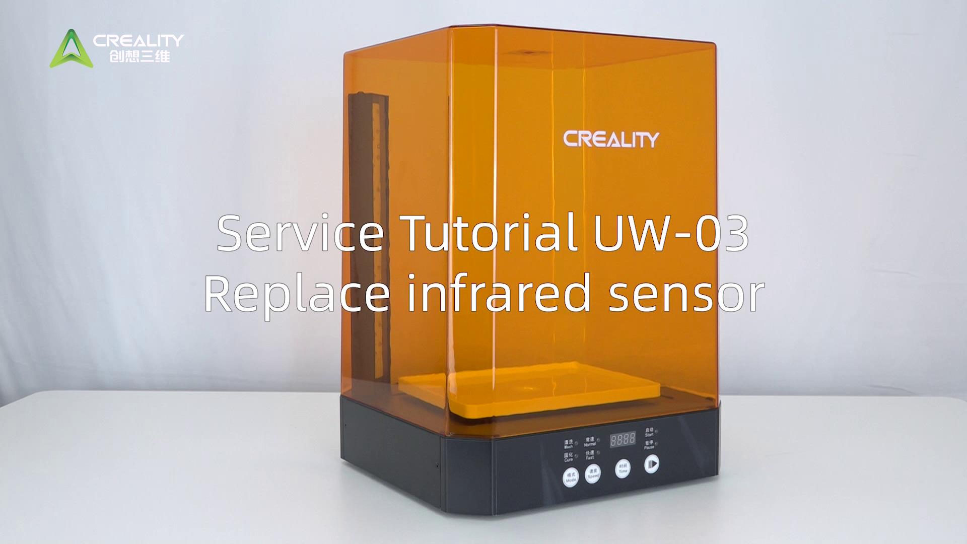 Service Tutorial UW-03 Replace infrared sensor | Creality Cloud