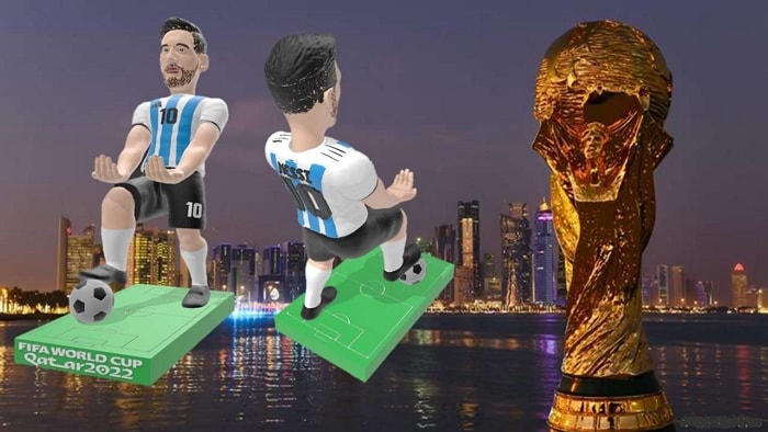 Messi support FIFA world cup Qatar 2022 Argentina