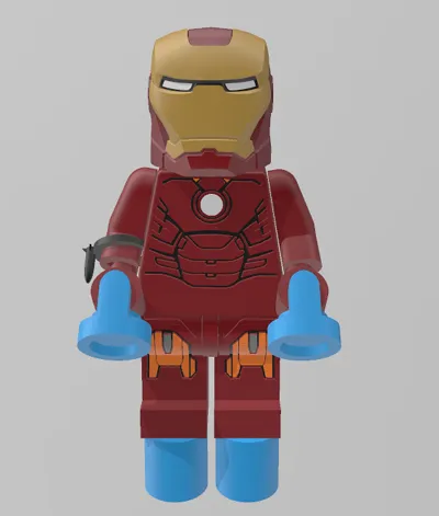 LEGO MAGNUS THE RED W40K LEGO MINIFIGURE COMPATIBLE 3D model 3D printable