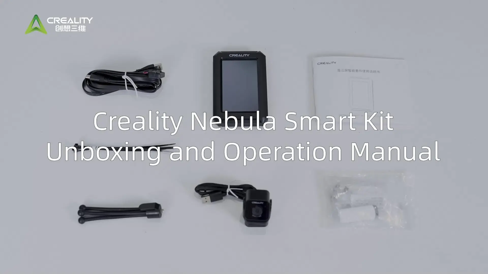 Creality Nebula Smart Kit Unboxing and Operation Manual | Creality
