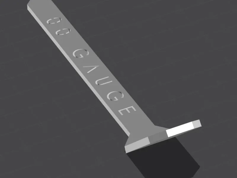 00 gauge: model railway hand-held decoupler (for Hornby)
