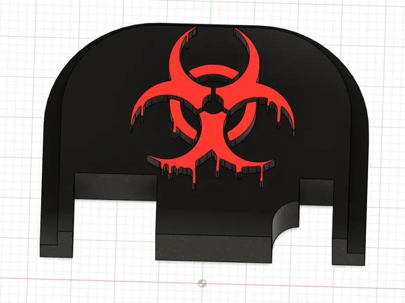 drippy biohazard backplate