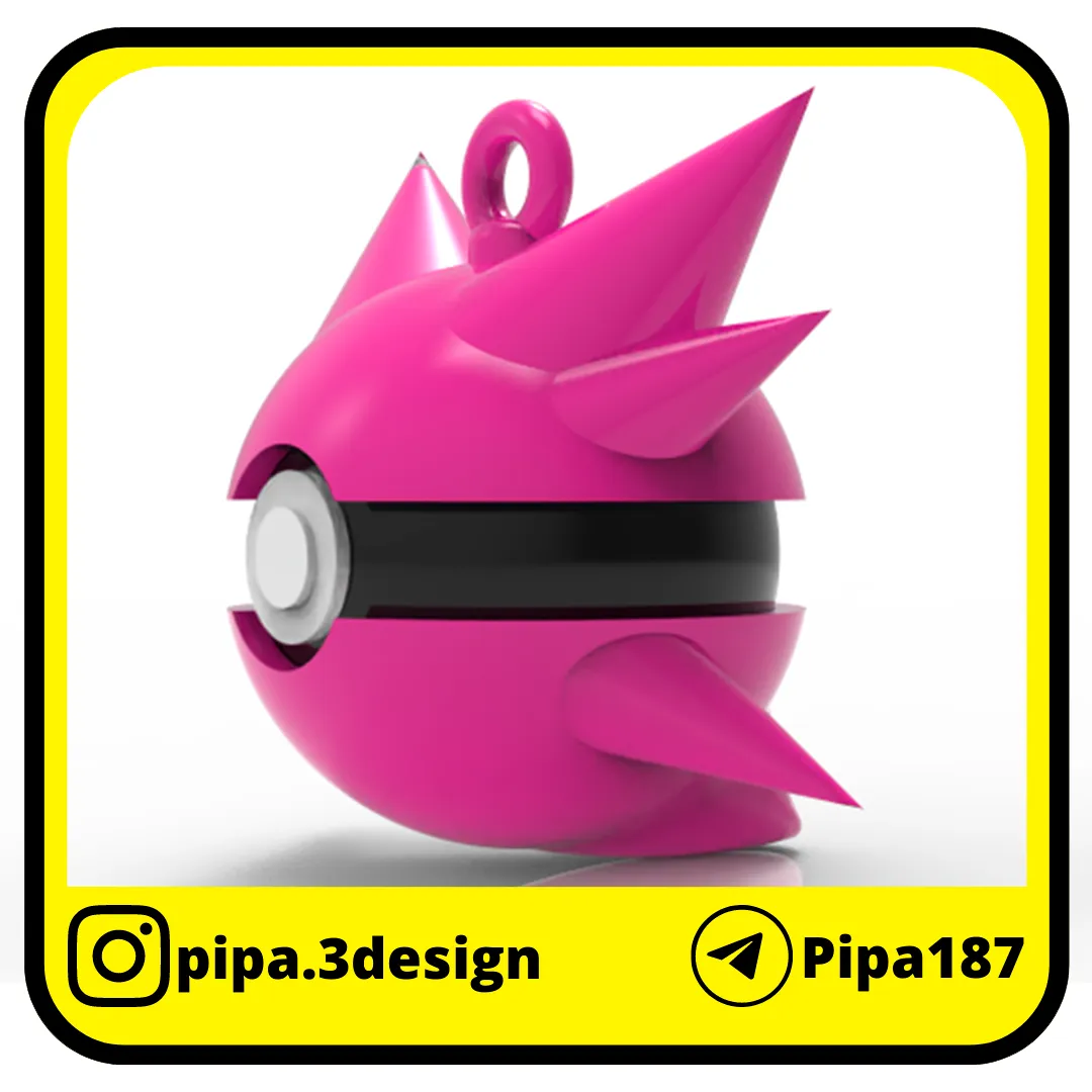 POKEMON CHRISTMAS ORNAMENTS - POKEBALLS HAUNTER