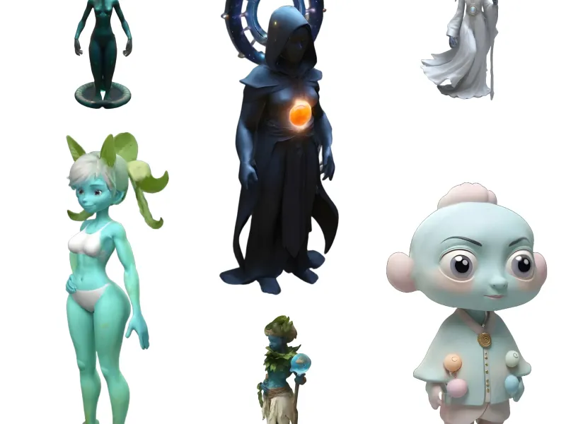 Mystical Beings Character Set