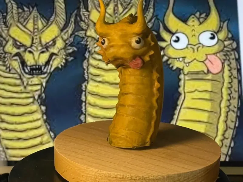 Mème du Dragon : King Ghidorah Kevin