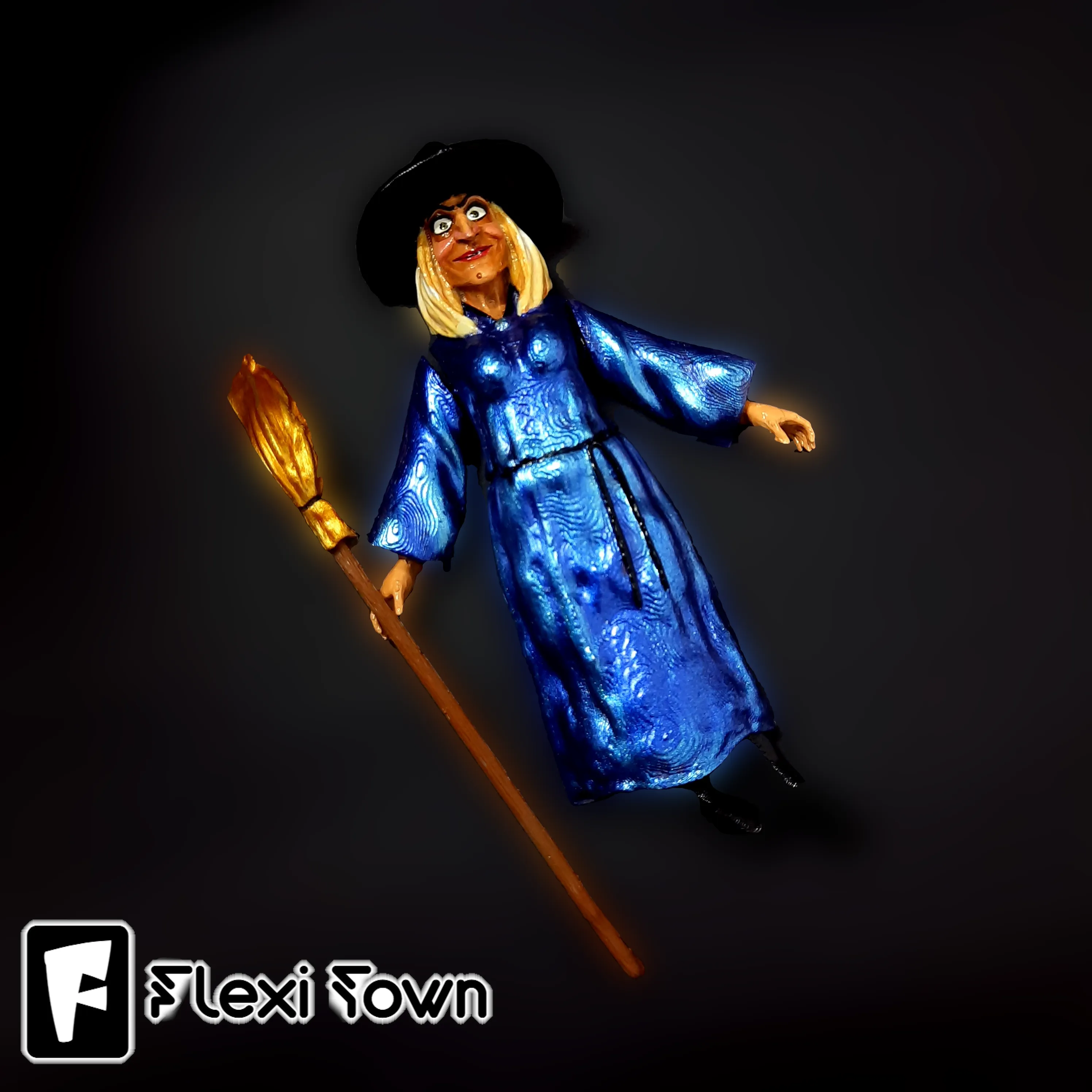 Flexi Print-in-Place Witch | 3D models download | Creality Cloud