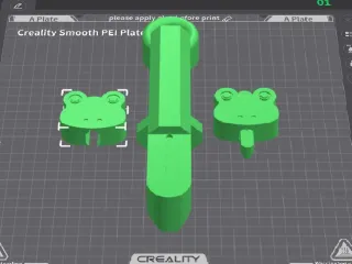 Mini Flip Frog Tongue Keychain