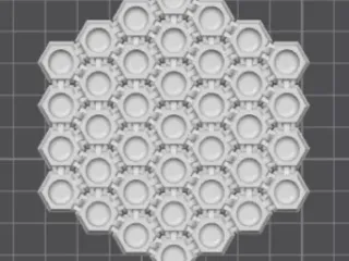Articulated Drink Coaster by Polymeria
