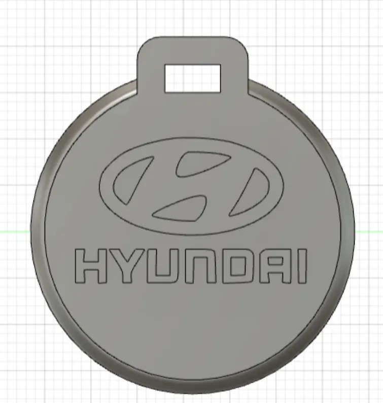 Pendant porte clé Hyundai / Hyundai Key ring ornament