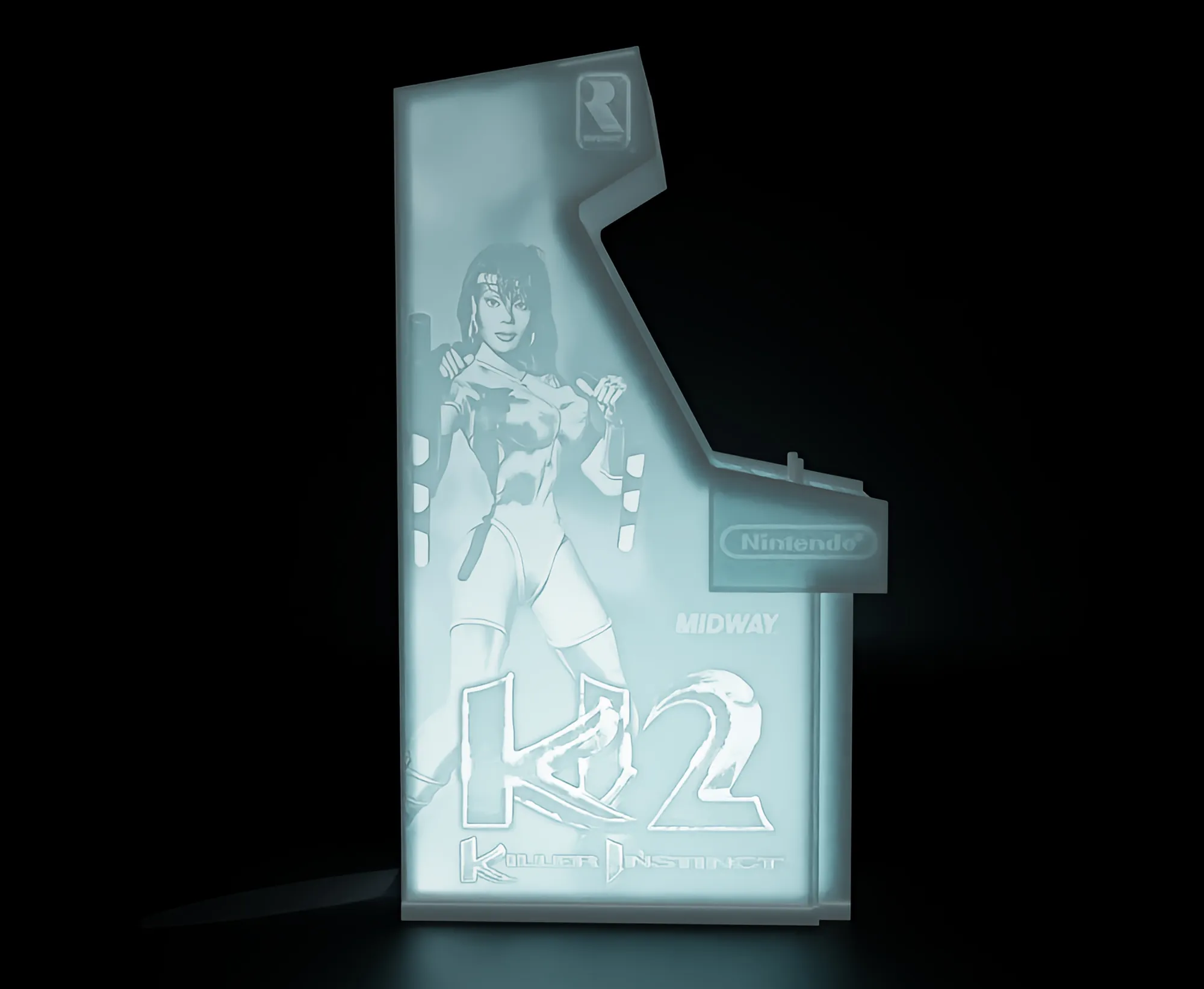 Killer Instinct 2 Arcade Cabinet with Lithophane