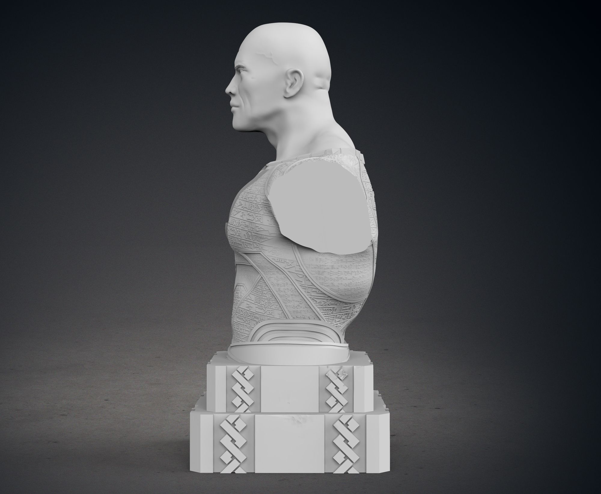BLACK ADAM BUST | 3D modeller indir | Creality Bulutu