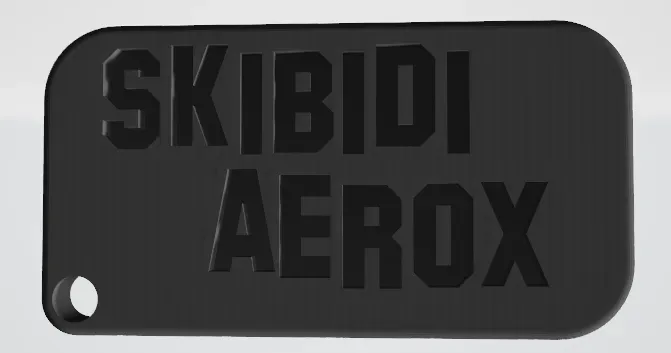 Skibidi Aerox Anhänger 2