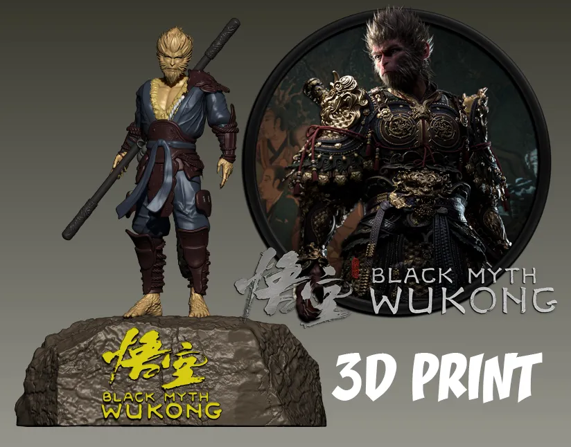 Black Myth Wukong - ÇİN OYUNU - 3D Baskı