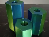 Polygon tea lights-2