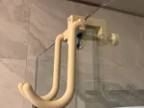 universal adjustable clamp shower hook - will not damage!-1