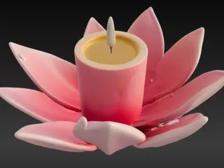 Lotus Flower - tea candle holder