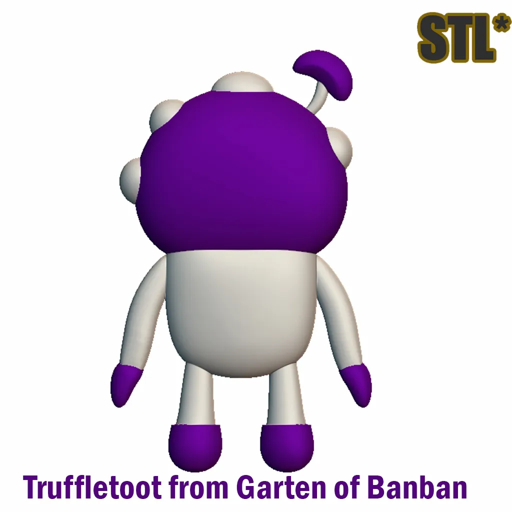 Truffletoot from Garten of Banban STL 3D Character Fanart