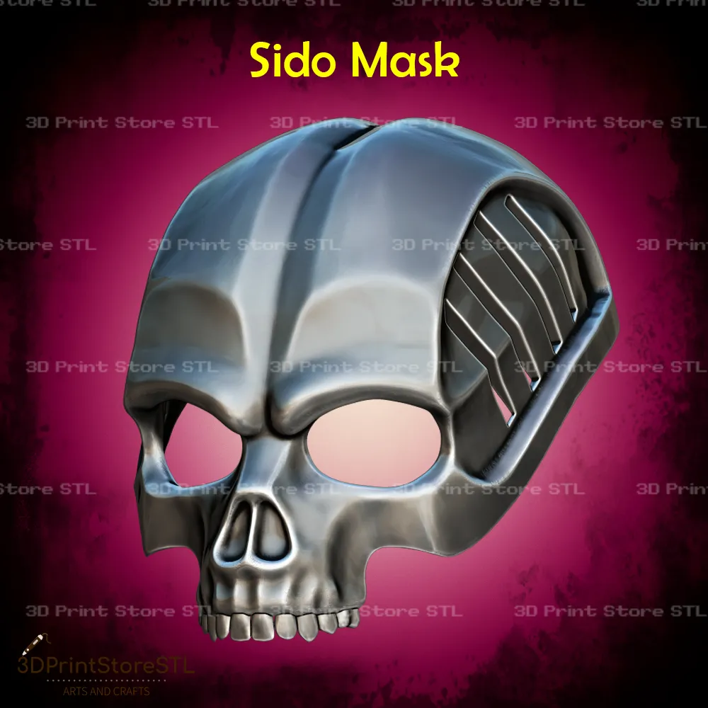 Sido Maske für Cosplay - STL Datei